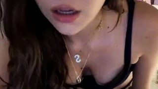 Close up teen foot worship