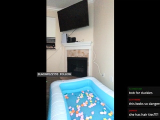 Amateur striptease and Solo masturbation