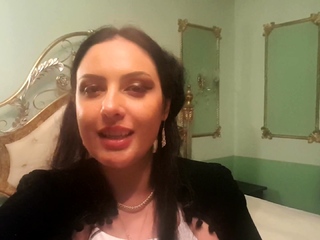 Cute curly brunette solo webcam masturbation