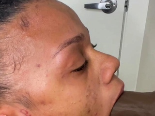 Pretty Ebony Fucked With Big Cock And Facial